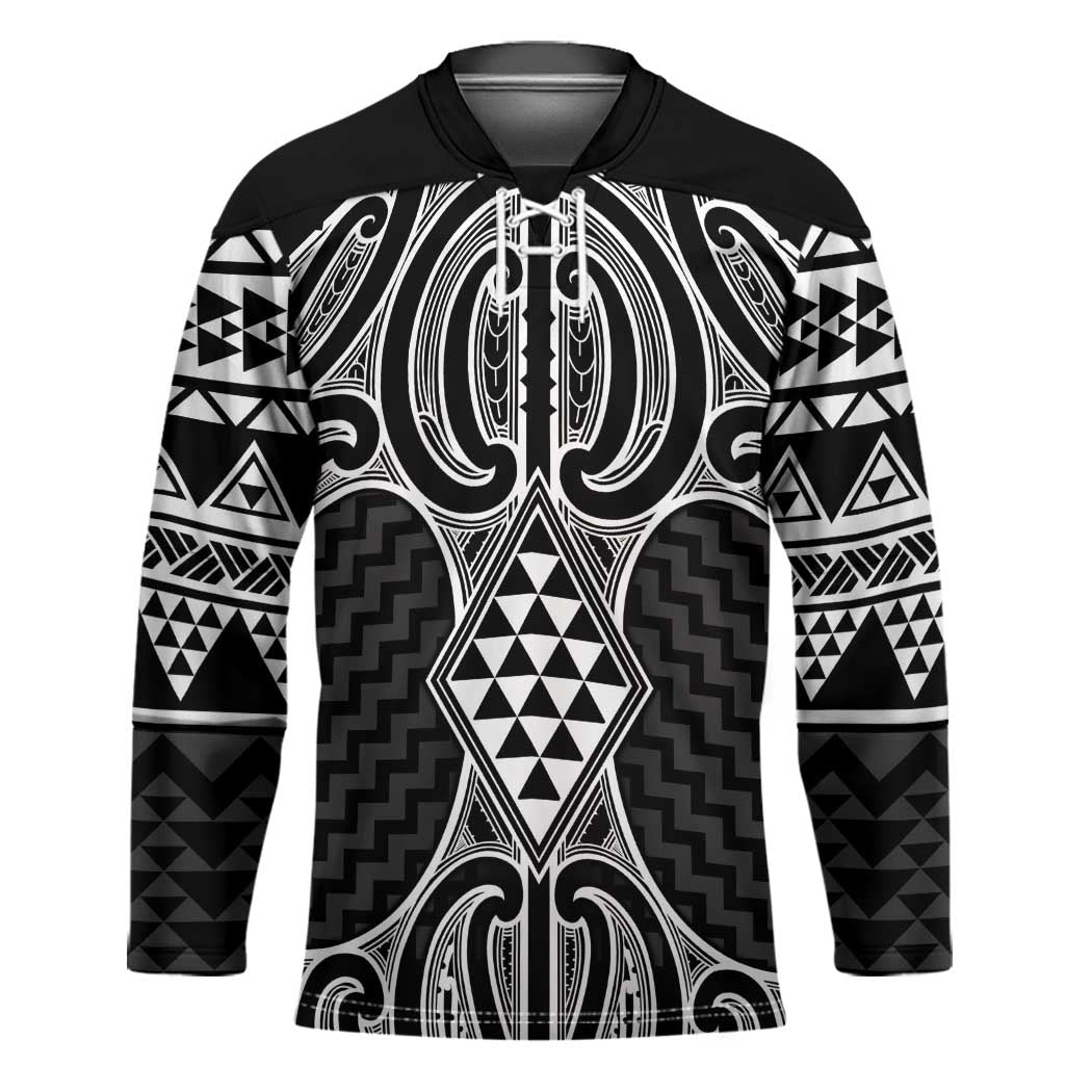 Ma Maori Ta Moko Poutama Art Hockey Jersey - Aussie Hoodie