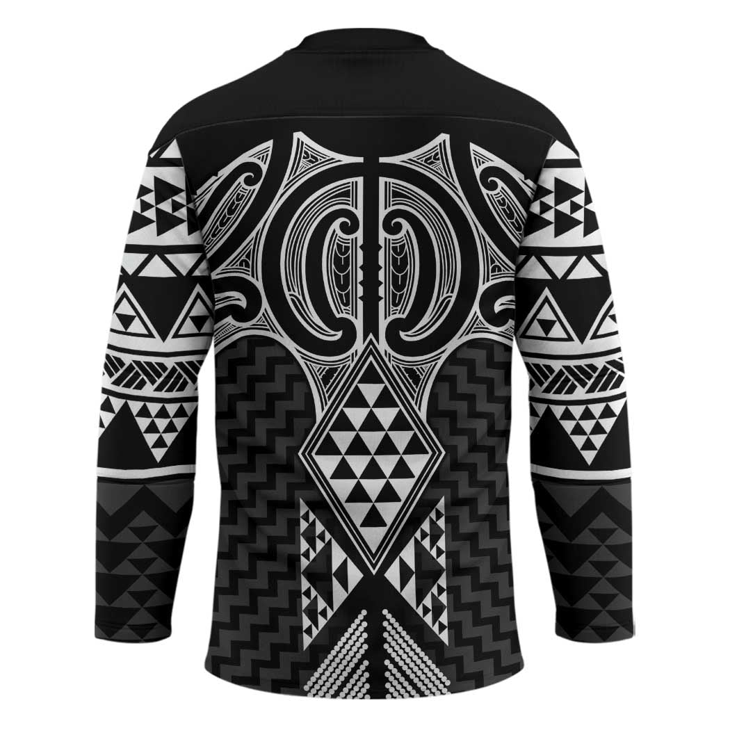Ma Maori Ta Moko Poutama Art Hockey Jersey - Aussie Hoodie