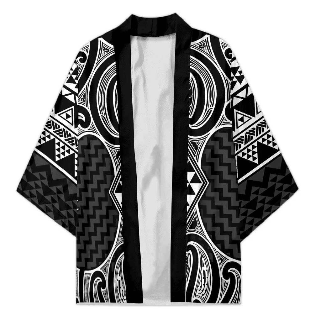 Ma Maori Ta Moko Poutama Art Kimono - Aussie Hoodie