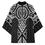 Ma Maori Ta Moko Poutama Art Kimono - Aussie Hoodie