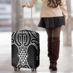 Ma Maori Ta Moko Poutama Art Luggage Cover