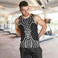 Ma Maori Ta Moko Poutama Art Men Tank Top