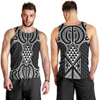 Ma Maori Ta Moko Poutama Art Men Tank Top