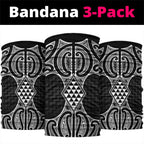 Ma Maori Ta Moko Poutama Art Neck Gaiter - Aussie Hoodie