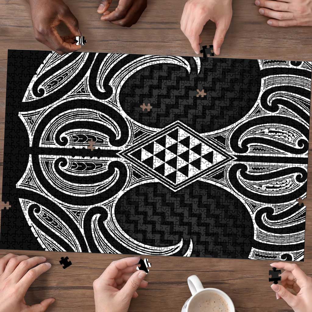 Ma Maori Ta Moko Poutama Art Puzzle - Aussie Hoodie