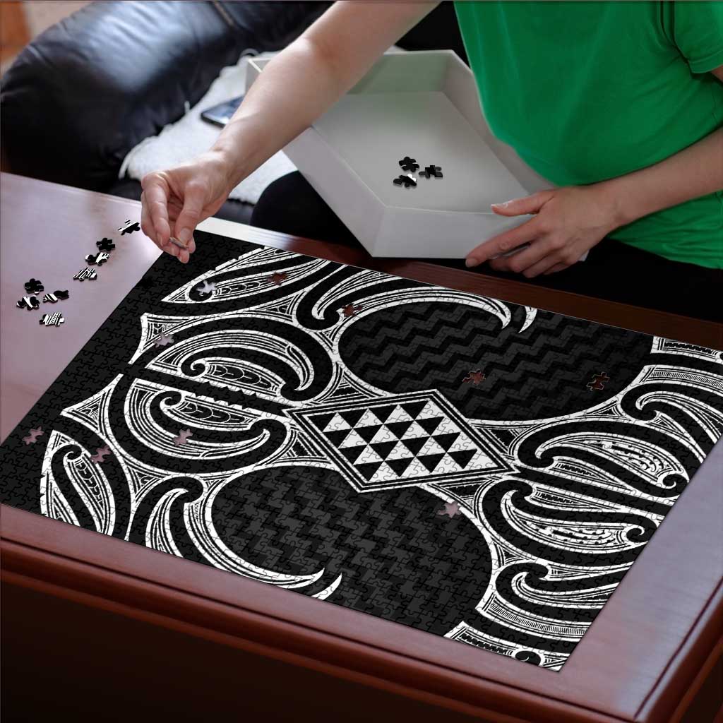 Ma Maori Ta Moko Poutama Art Puzzle - Aussie Hoodie