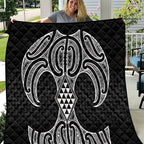 Ma Maori Ta Moko Poutama Art Quilt
