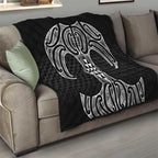 Ma Maori Ta Moko Poutama Art Quilt