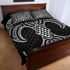 Ma Maori Ta Moko Poutama Art Quilt Bed Set