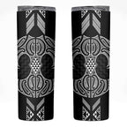 Ma Maori Ta Moko Poutama Art Skinny Tumbler