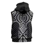 Ma Maori Ta Moko Poutama Art Sleeveless Hoodie - Aussie Hoodie
