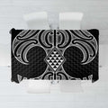 Ma Maori Ta Moko Poutama Art Tablecloth