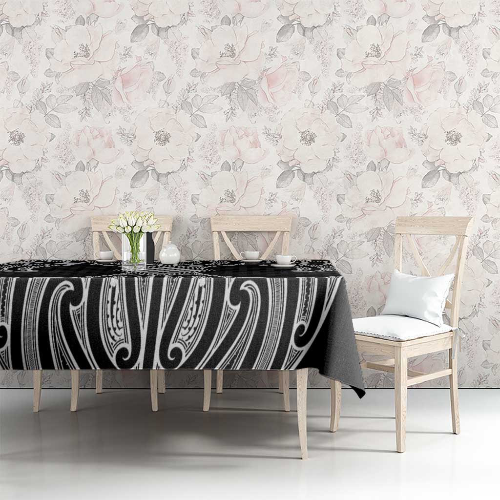 Ma Maori Ta Moko Poutama Art Tablecloth