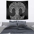 Ma Maori Ta Moko Poutama Art Tapestry