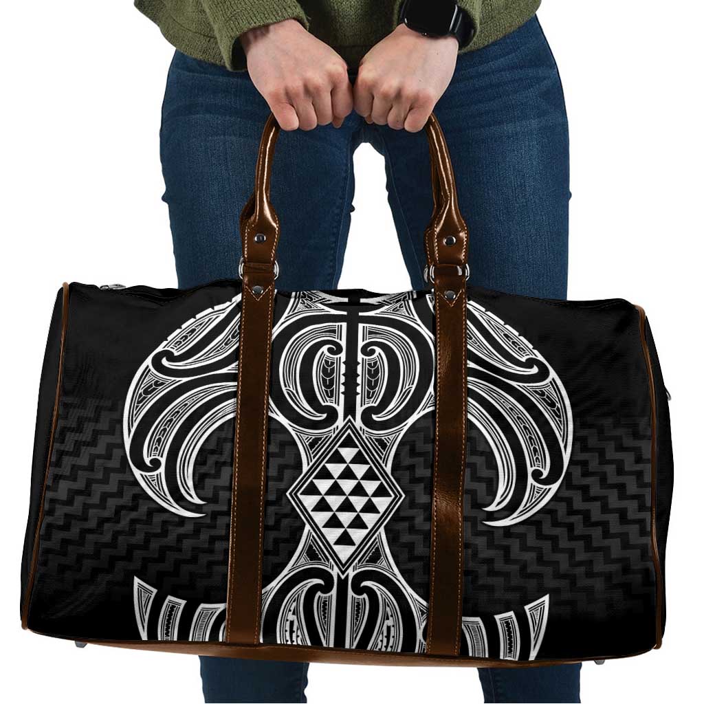 Ma Maori Ta Moko Poutama Art Travel Bag - Aussie Hoodie