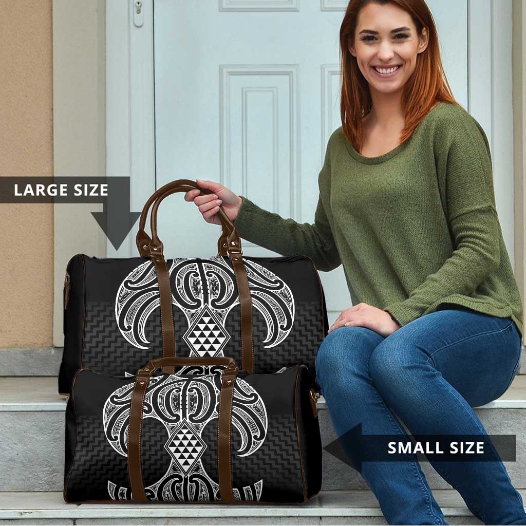 Ma Maori Ta Moko Poutama Art Travel Bag - Aussie Hoodie