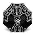 Ma Maori Ta Moko Poutama Art Umbrella - Aussie Hoodie
