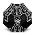 Ma Maori Ta Moko Poutama Art Umbrella - Aussie Hoodie