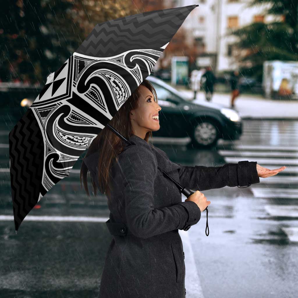 Ma Maori Ta Moko Poutama Art Umbrella - Aussie Hoodie