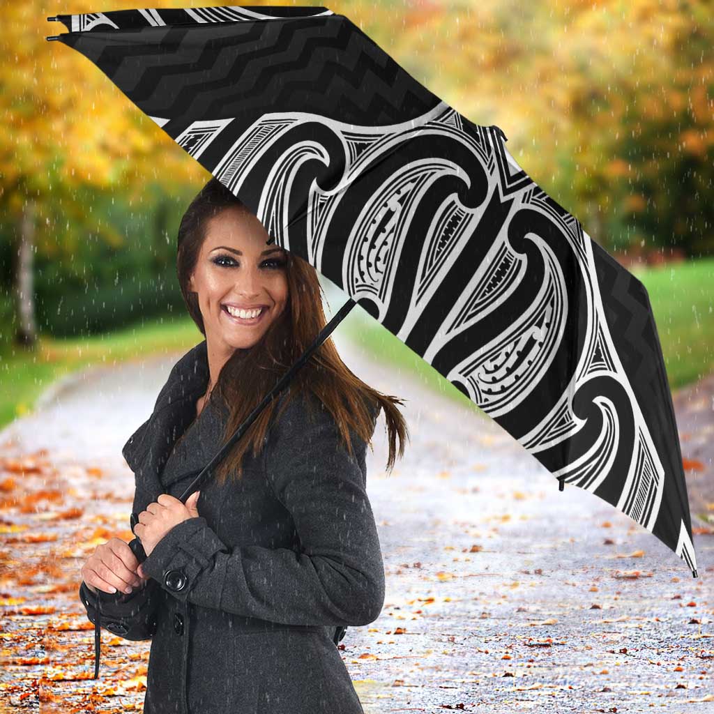 Ma Maori Ta Moko Poutama Art Umbrella - Aussie Hoodie