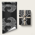 Ma Maori Ta Moko Poutama Art Wrapping Paper - Aussie Hoodie