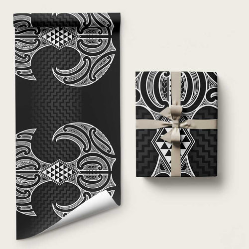 Ma Maori Ta Moko Poutama Art Wrapping Paper - Aussie Hoodie