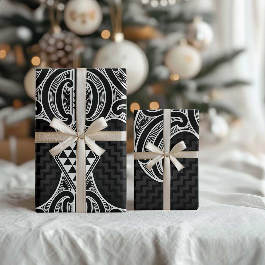 Ma Maori Ta Moko Poutama Art Wrapping Paper - Aussie Hoodie