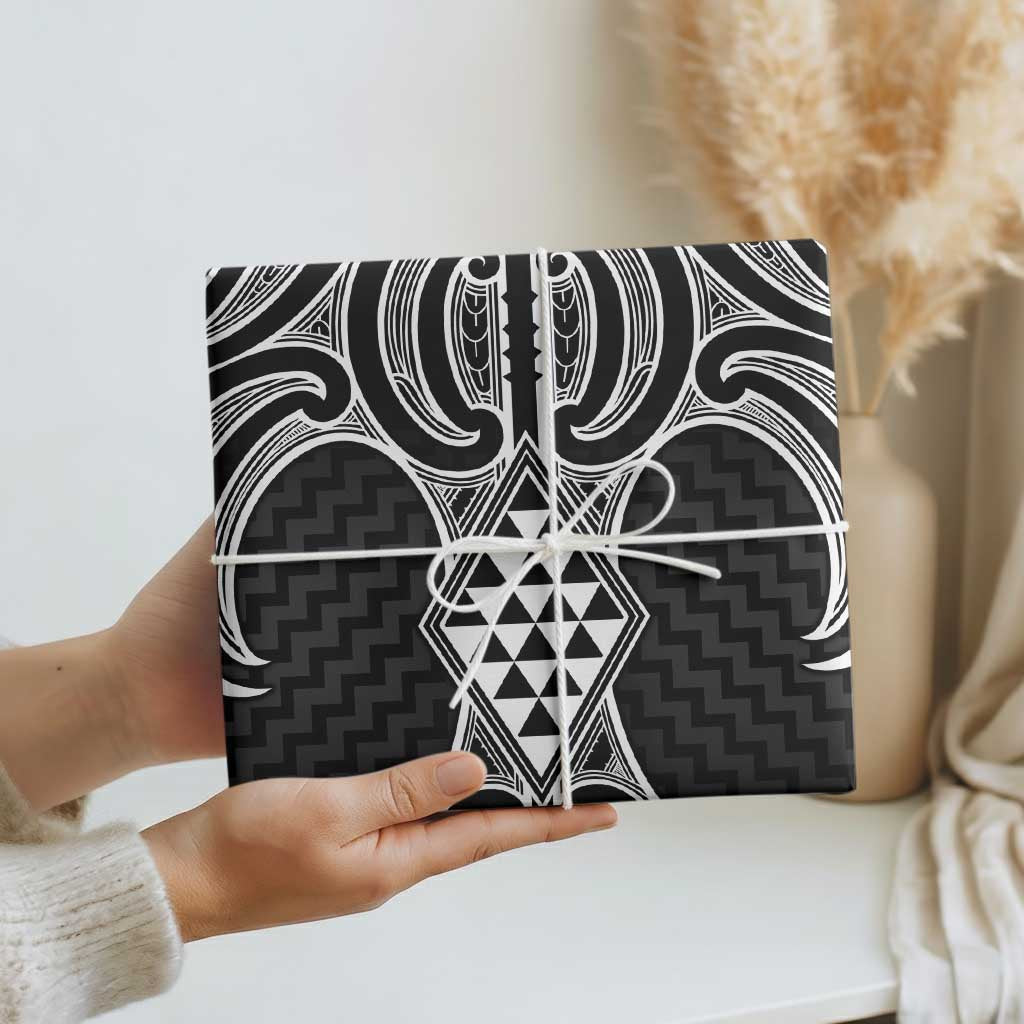 Ma Maori Ta Moko Poutama Art Wrapping Paper - Aussie Hoodie