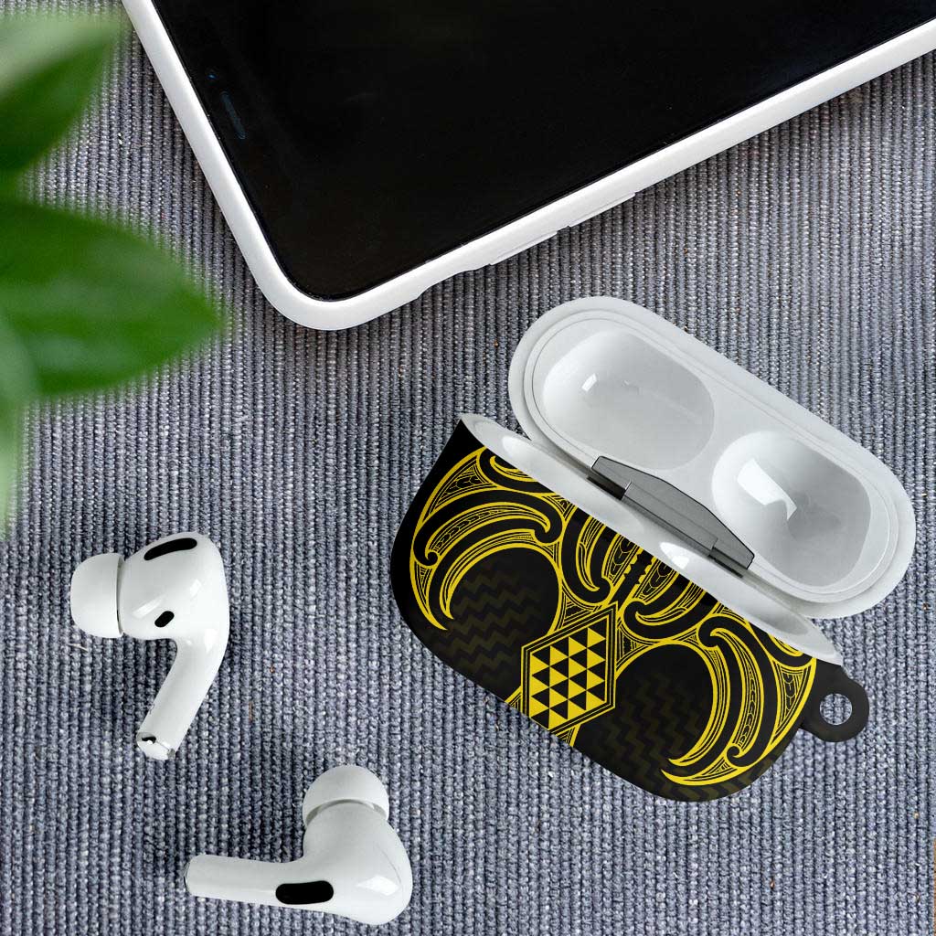 Mahi-dawg Maori Ta Moko Poutama Art AirPods Case - Aussie Hoodie