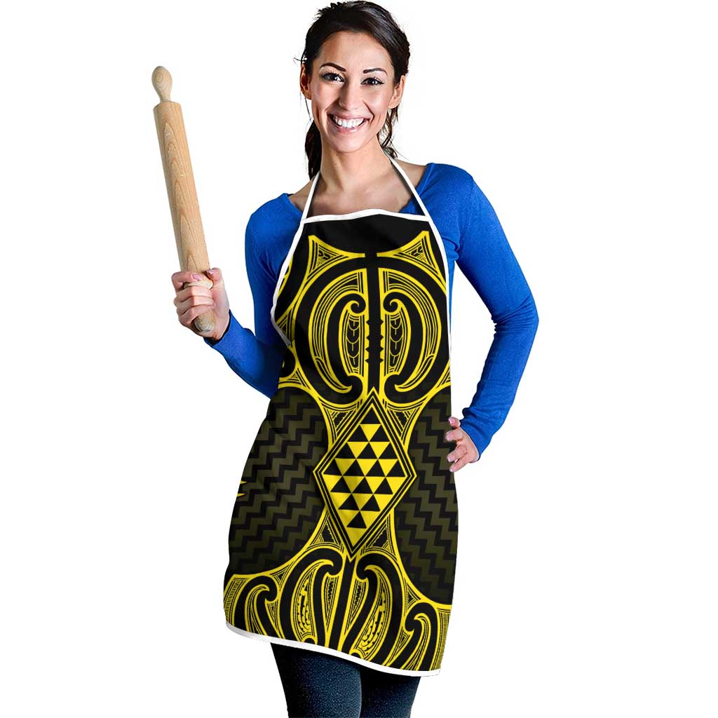 Mahi-dawg Maori Ta Moko Poutama Art Apron - Aussie Hoodie
