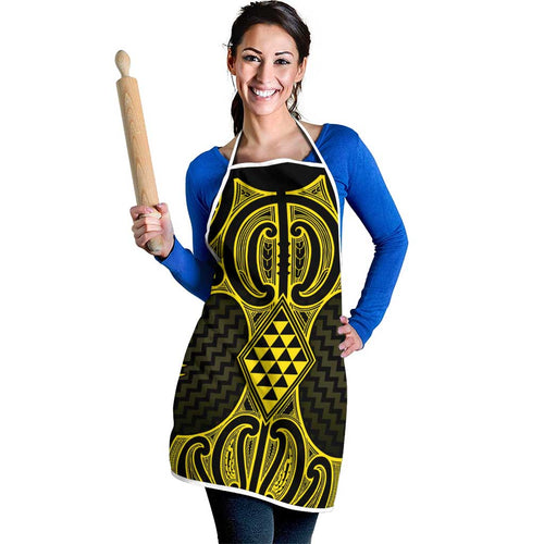Mahi-dawg Maori Ta Moko Poutama Art Apron - Aussie Hoodie
