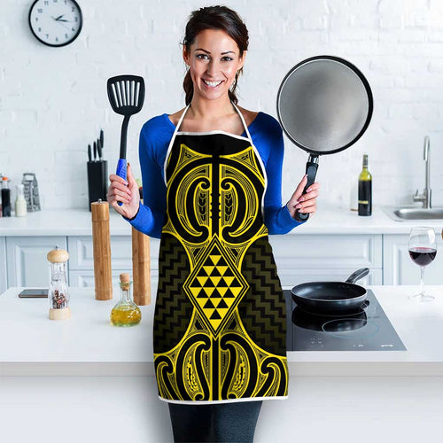 Mahi-dawg Maori Ta Moko Poutama Art Apron - Aussie Hoodie