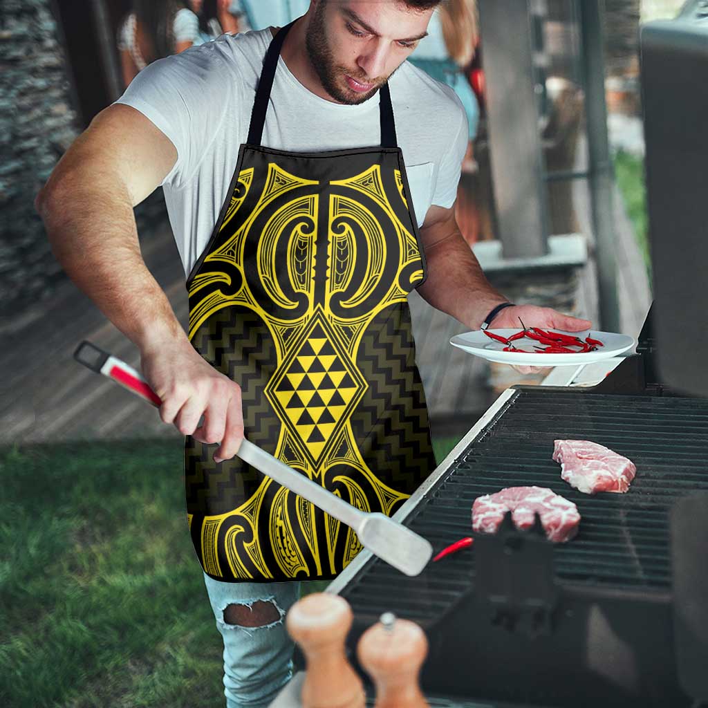 Mahi-dawg Maori Ta Moko Poutama Art Apron - Aussie Hoodie