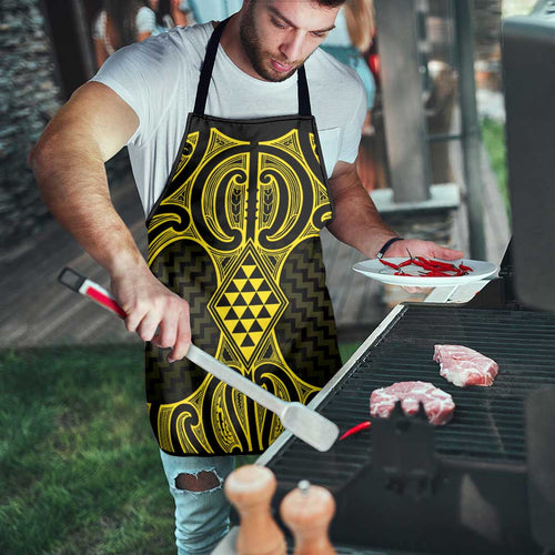 Mahi-dawg Maori Ta Moko Poutama Art Apron - Aussie Hoodie