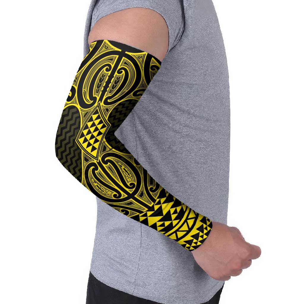 Mahi-dawg Maori Ta Moko Poutama Art Arm Sleeves - Aussie Hoodie