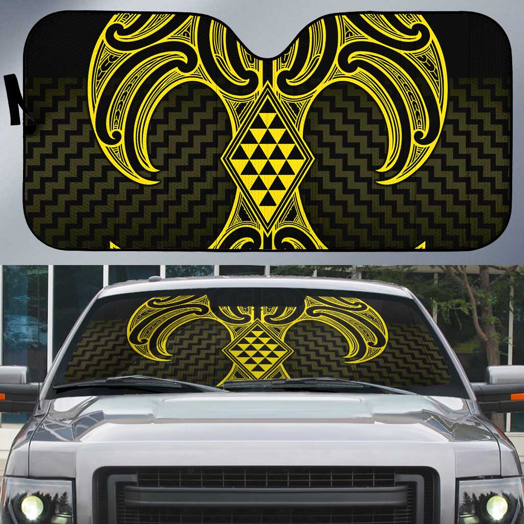 Mahi-dawg Maori Ta Moko Poutama Art Auto Sun Shade - Aussie Hoodie