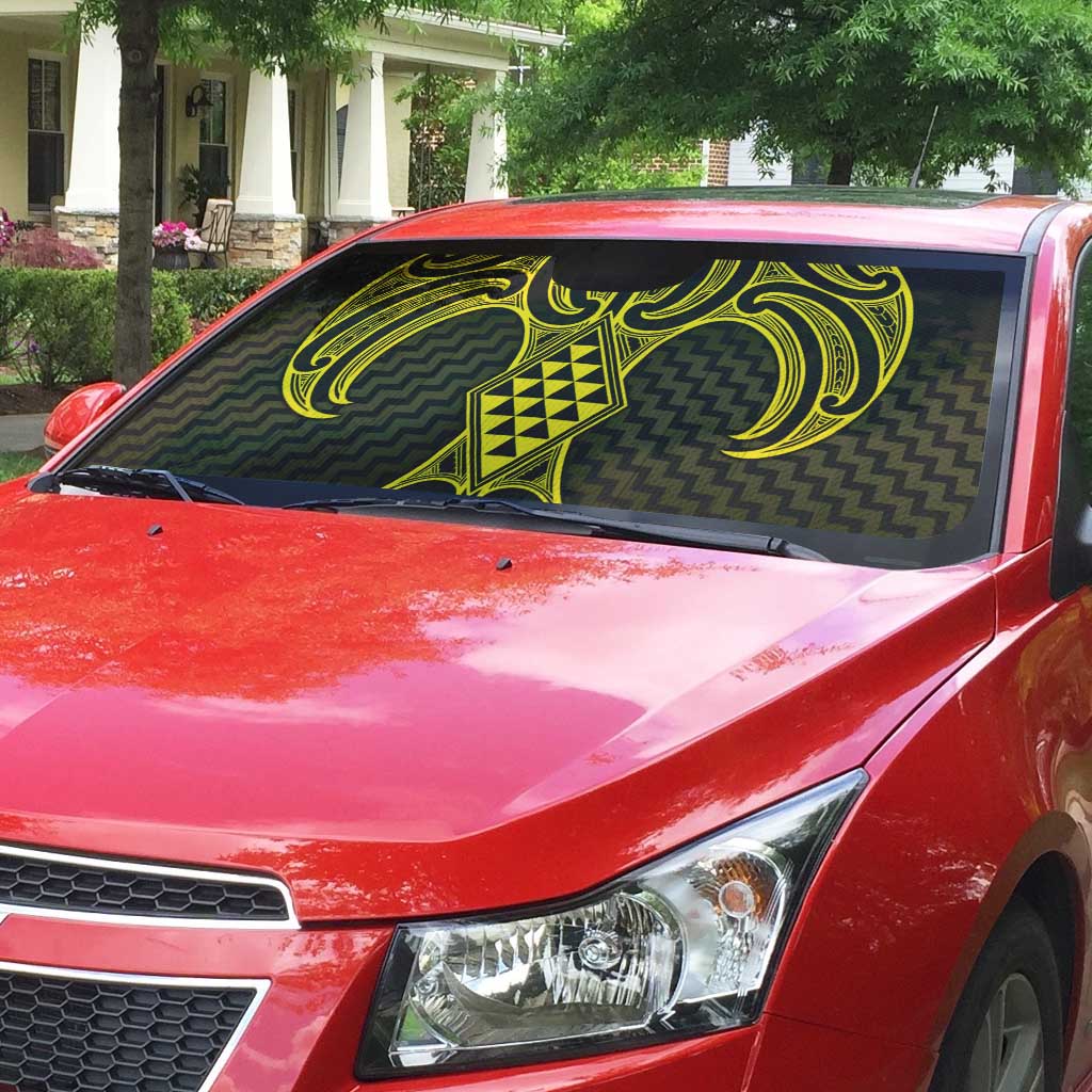 Mahi-dawg Maori Ta Moko Poutama Art Auto Sun Shade - Aussie Hoodie
