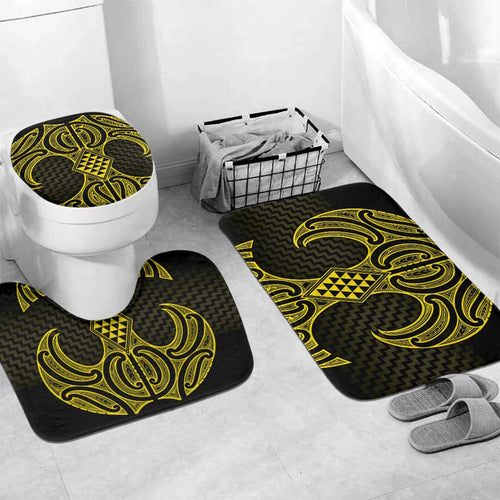 Mahi-dawg Maori Ta Moko Poutama Art Bathroom Set - Aussie Hoodie