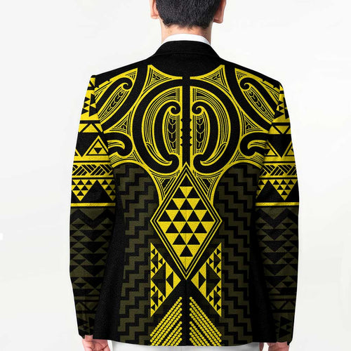 Mahi-dawg Maori Ta Moko Poutama Art Blazer - Aussie Hoodie
