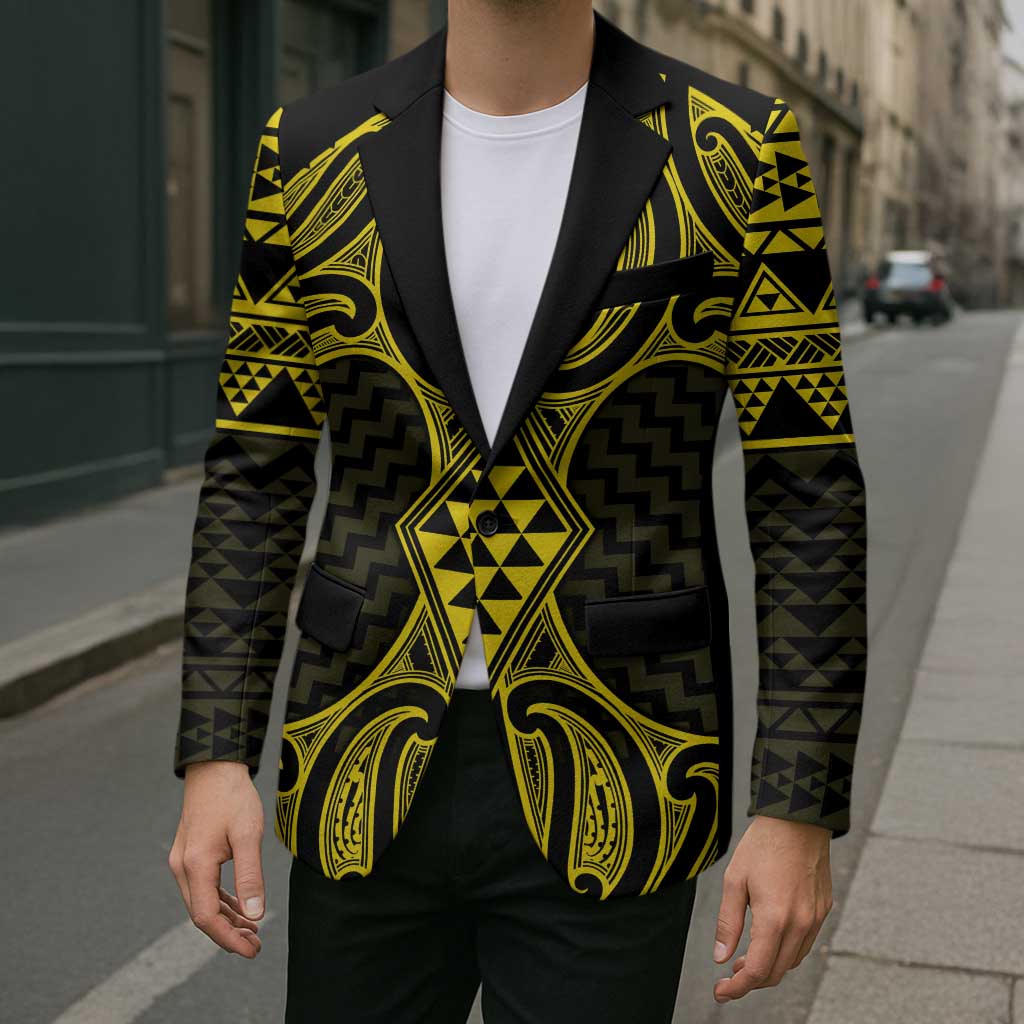 Mahi-dawg Maori Ta Moko Poutama Art Blazer - Aussie Hoodie