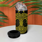 Mahi-dawg Maori Ta Moko Poutama Art 4 in 1 Can Cooler Tumbler