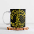 Mahi-dawg Maori Ta Moko Poutama Art Ceramic Mug - Aussie Hoodie
