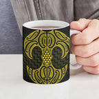 Mahi-dawg Maori Ta Moko Poutama Art Ceramic Mug - Aussie Hoodie