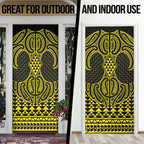 Mahi-dawg Maori Ta Moko Poutama Art Door Cover - Aussie Hoodie