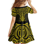 Mahi-dawg Maori Ta Moko Poutama Art Family Matching Puletasi and Hawaiian Shirt