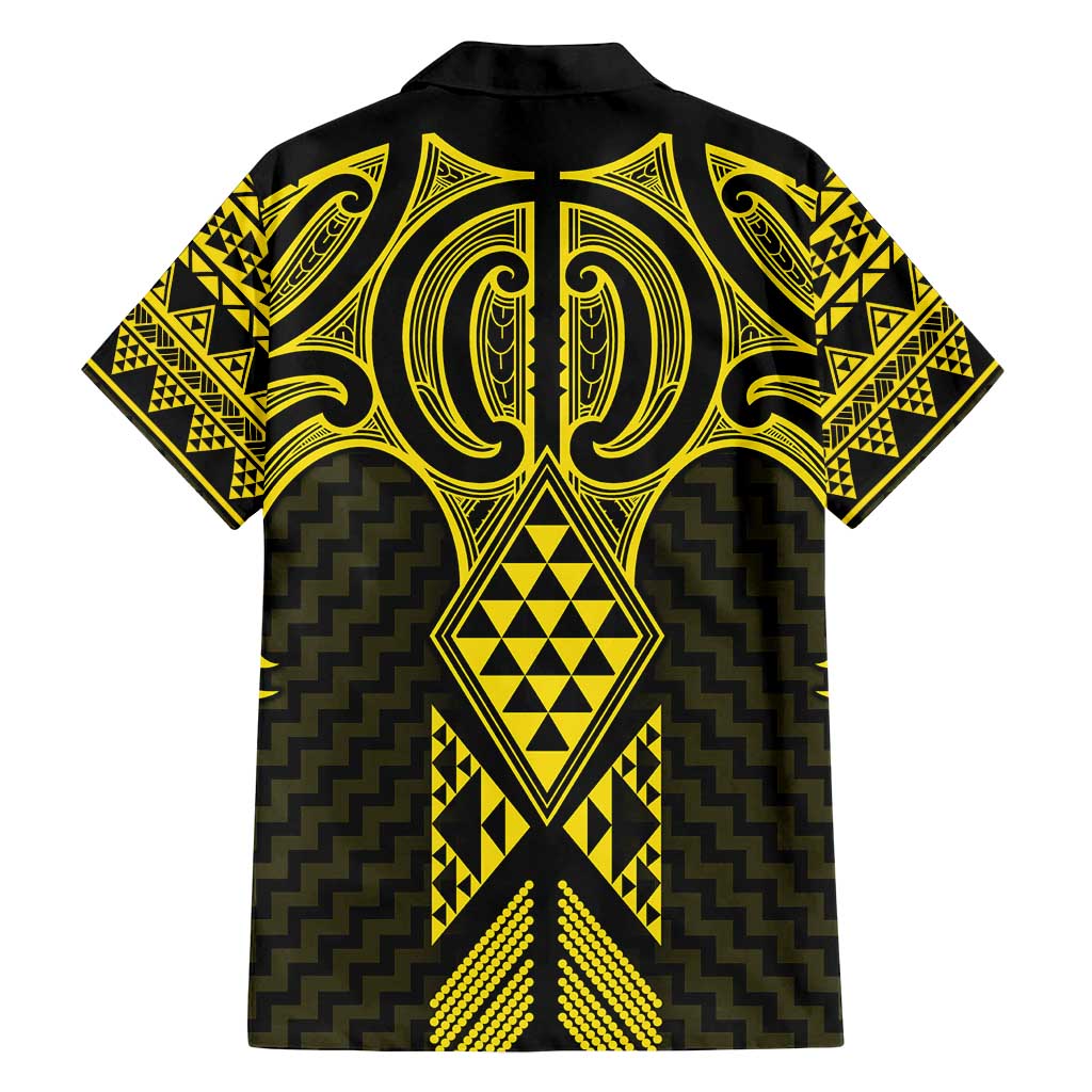 Mahi-dawg Maori Ta Moko Poutama Art Family Matching Puletasi and Hawaiian Shirt