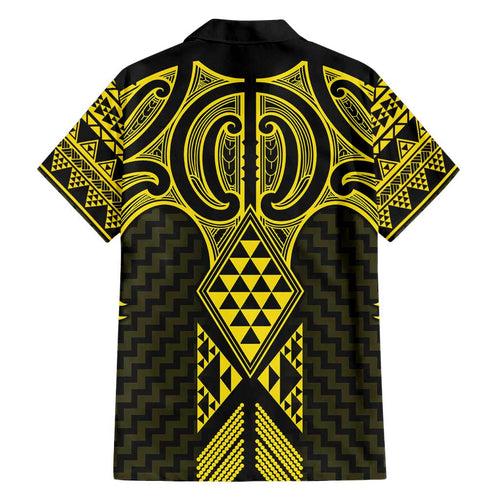 Mahi-dawg Maori Ta Moko Poutama Art Hawaiian Shirt