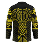 Mahi-dawg Maori Ta Moko Poutama Art Hockey Jersey - Aussie Hoodie