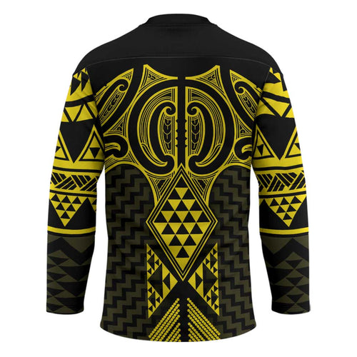 Mahi-dawg Maori Ta Moko Poutama Art Hockey Jersey - Aussie Hoodie