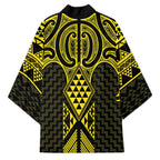 Mahi-dawg Maori Ta Moko Poutama Art Kimono - Aussie Hoodie